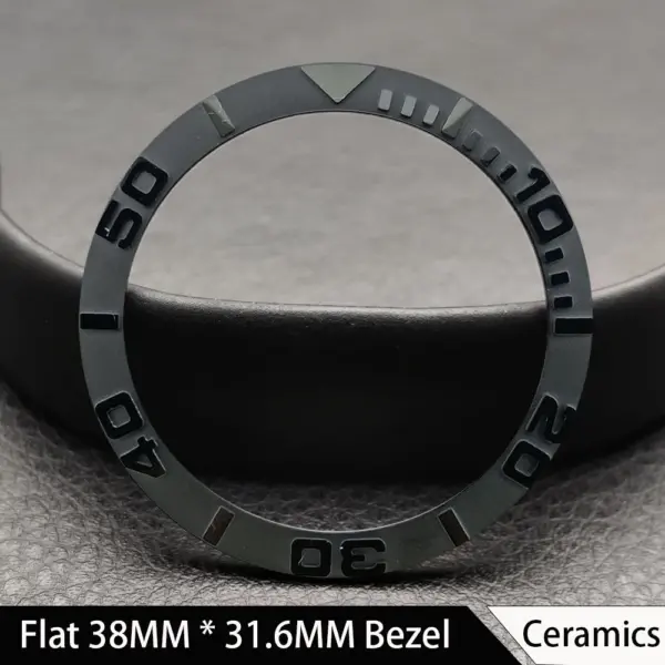 38mm Green Luminous Ceramic Watch Bezel Insert - Image 37