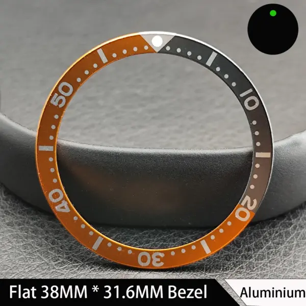 38mm Green Luminous Ceramic Watch Bezel Insert - Image 17