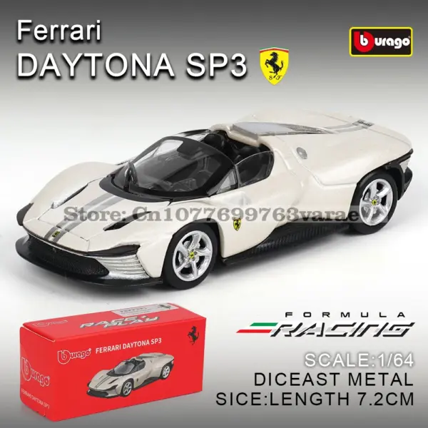 Ferrari 1:64 Diecast Model Car Toy for Collectors - Image 2