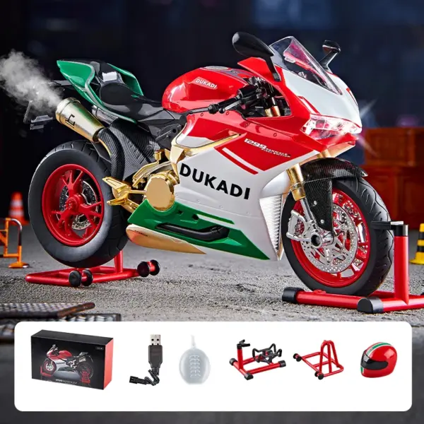 Ducati 1199 Panigale R Diecast Motorcycle Model - Image 7