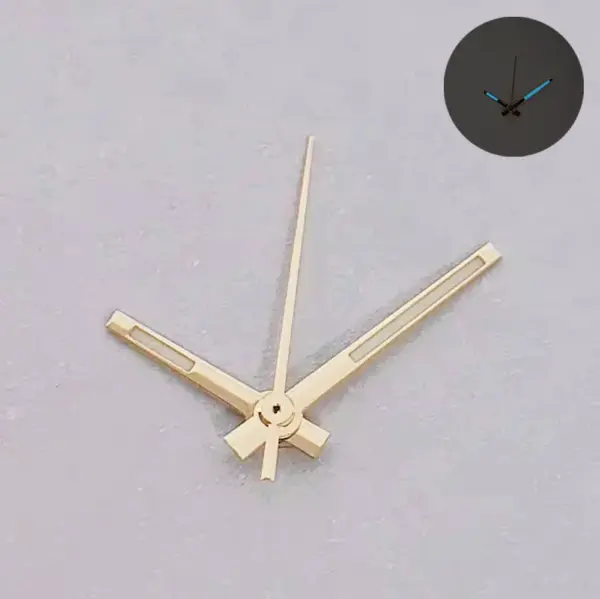 NH35/NH36/4R/7S Watch Hands Set Rose Gold Silver Green Luminescence - Image 12