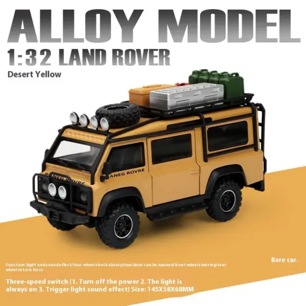 1:32 Land Rover Defender Van Diecast Model - Image 14