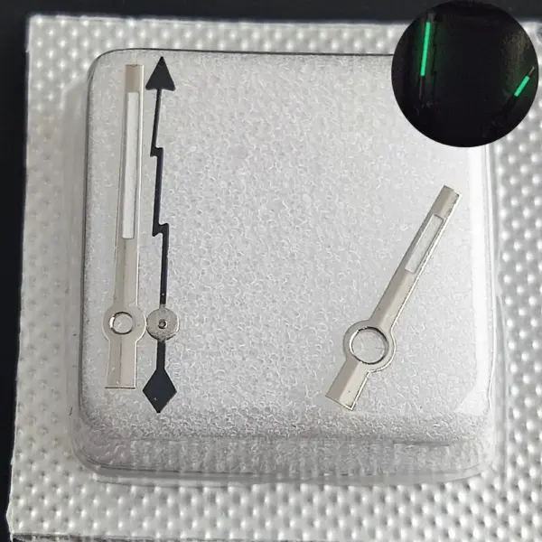 NH36 Watch Hands with Super Luminous Green Tips - Image 4