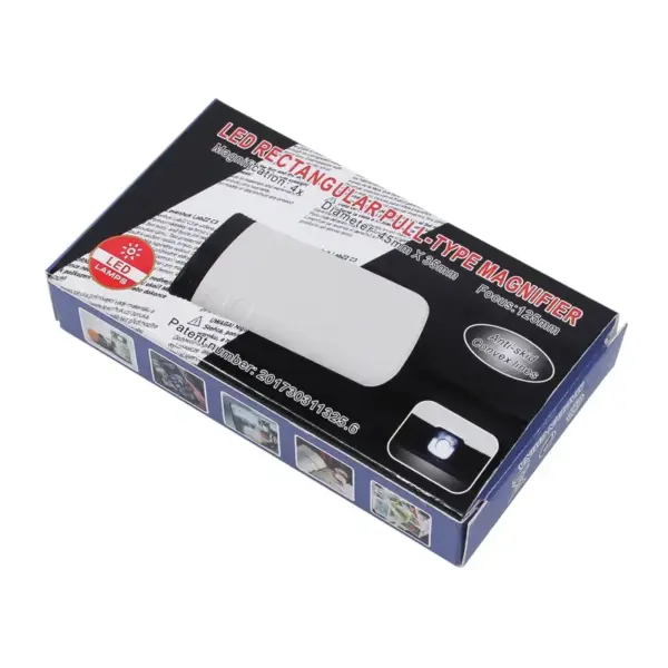 4X Foldable LED Pocket Magnifier for Reading - Image 6