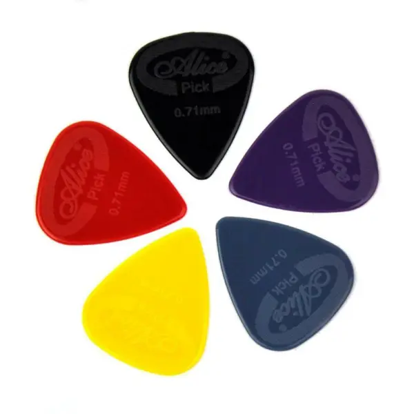 100PCS Nylon Guitar Picks Set with Multiple Thickness - Image 5