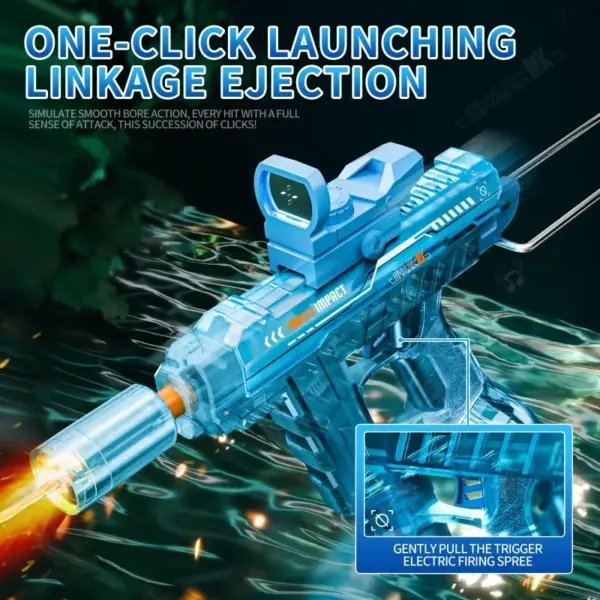 UZI Electric Water Gun with Lights - Image 3