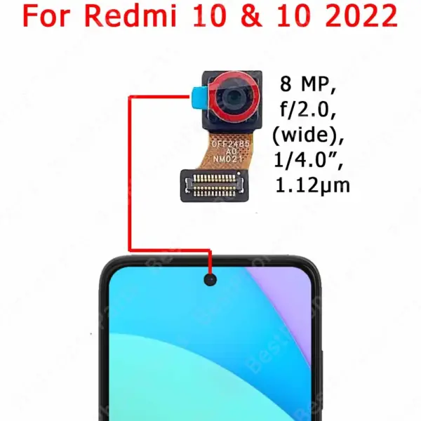 Xiaomi Redmi 9A 9C 9T Front Camera Module - Image 3