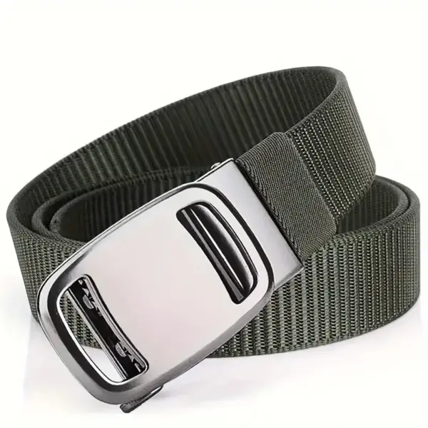 Unisex Canvas Work Belt with Automatic Buckle - Image 7