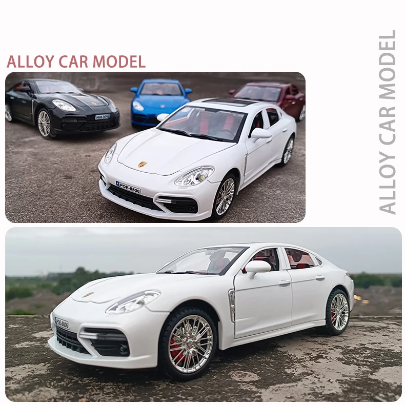 1:18 Scale Panamera Alloy Car Model Stores Light Sound 3 1:18 Scale Panamera Alloy Car Model Stores Light Sound - Image 3