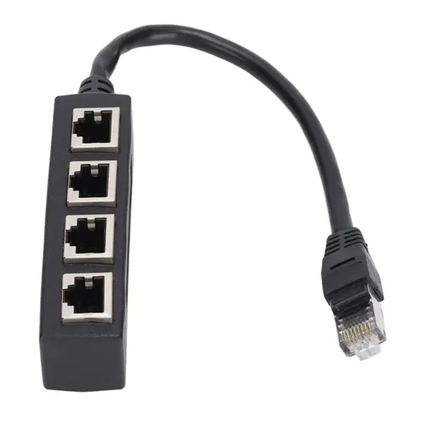 RJ45 1In 4Out CAT7 Network Splitter Adapter - Image 8