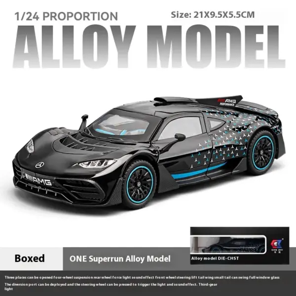 1:24 Benz AMG ONE Diecast Race Car Model - Image 7