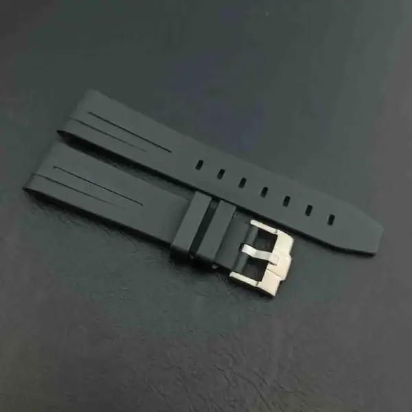 20mm Rubber Watch Strap with Stainless Steel Buckle - Image 16