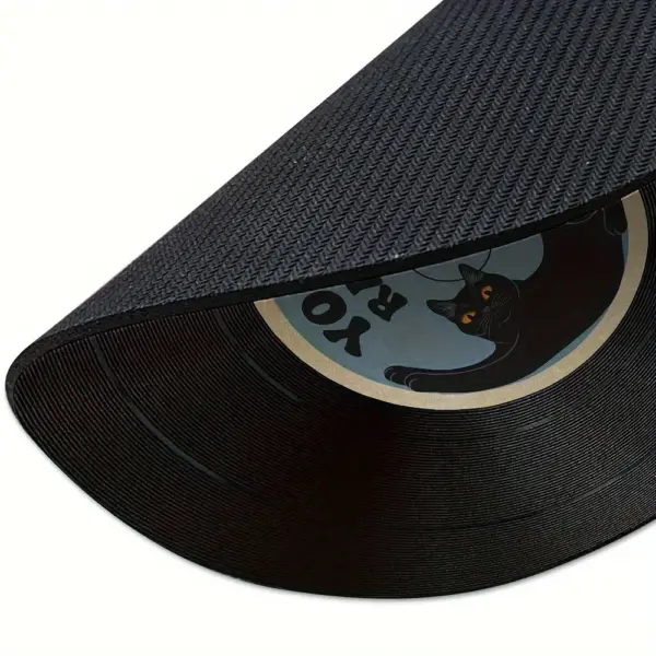Vintage Round Rubber Mouse Pad for Desk - Image 5