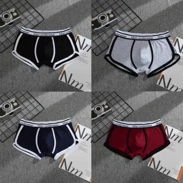 Men's Cotton Boxer Shorts Set, 4-Pack S-XL - Image 7