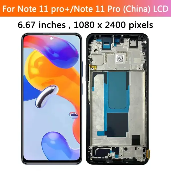 Xiaomi Redmi Note 11 Pro+ 5G LCD Display Screen Replacement - Image 4