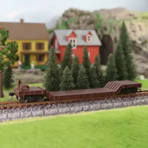 Evemodel HO Scale 1:87 Flatcar Model Railway C8770 27 S84a8d6252916460888a0dc6a03191428M 3