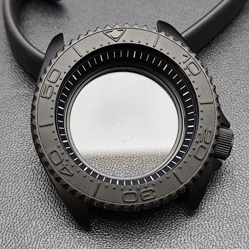 42mm Black Matte Watch Case for NH35 Movement 102 42mm Black Matte Watch Case for NH35 Movement - Image 102