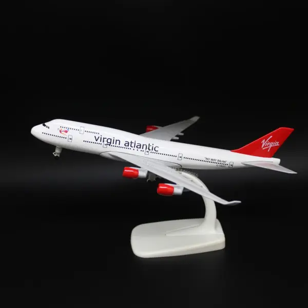 8 Inch Diecast Boeing 747 Airplane Model - Image 12