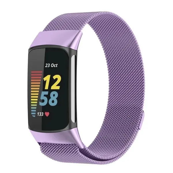 Milanese Loop for Fitbit Charge 5/6 Strap - Image 9