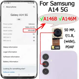 Samsung Galaxy A14 Rear Camera Module A146 Series 33 S84f887773a1847bd85a9108d1230b9d2z 1