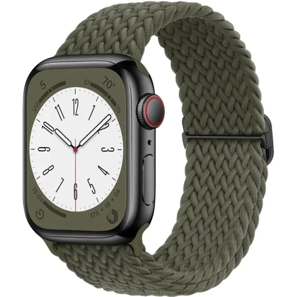 Braided Nylon Solo Loop for Apple Watch Series 1-6 - Image 7