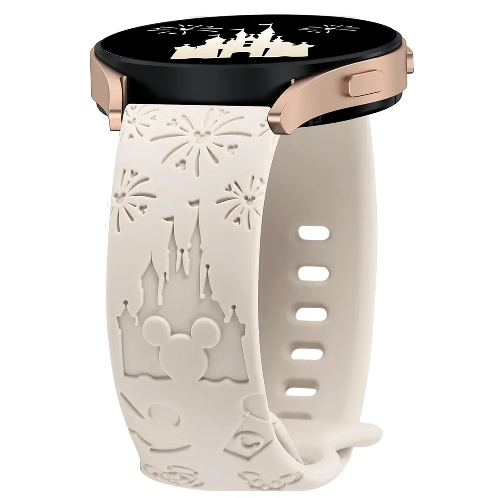 20mm Silicone Floral Engraved Watch Band for Samsung Galaxy Watch 7 13 20mm Silicone Floral Engraved Watch Band for Samsung Galaxy Watch 7 - Image 13