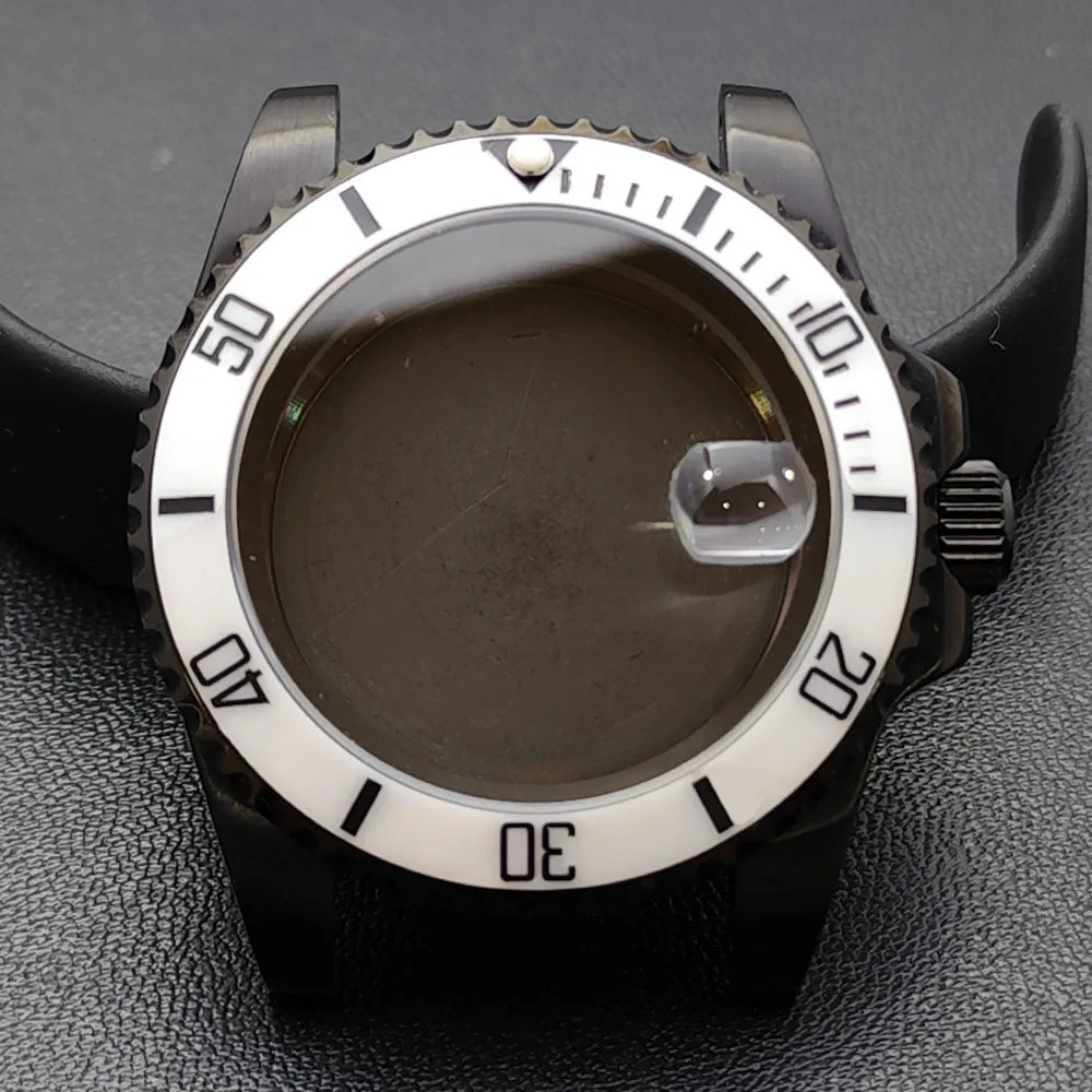 GMT 40.5mm Bidirectional Sapphire Watch Case for NH34/NH35 77 GMT 40.5mm Bidirectional Sapphire Watch Case for NH34/NH35 - Image 77