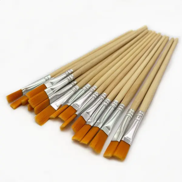 100pcs Nylon Painting Brush Set for Art Enthusiasts - Image 11