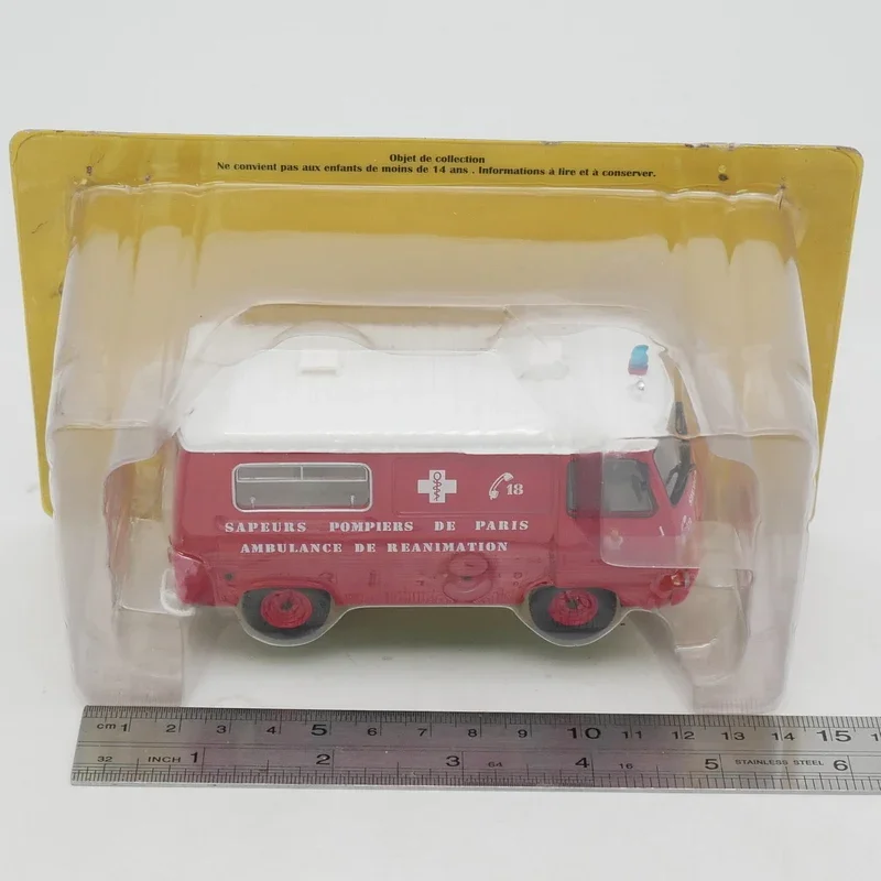 Peugeot J7 Van French Fire Ambulance Model 1:43 Scale 6 Peugeot J7 Van French Fire Ambulance Model 1:43 Scale - Image 6