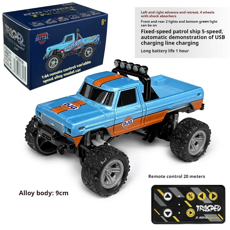 1:64 Mini Off-Road RC Car with Alloy Details 1 1:64 Mini Off-Road RC Car with Alloy Details