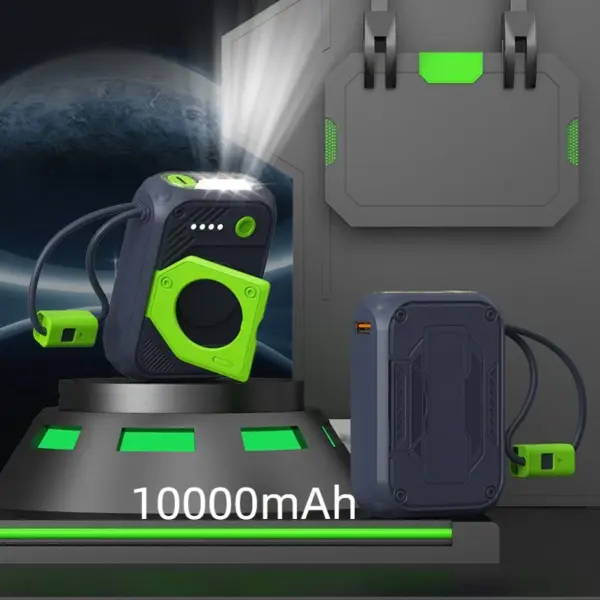 Large Capacity Mini Power Bank 30000mAh with Cables - Image 14