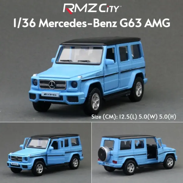Mercedes-Benz SUV Diecast Model RMZ City 1:36 - Image 13