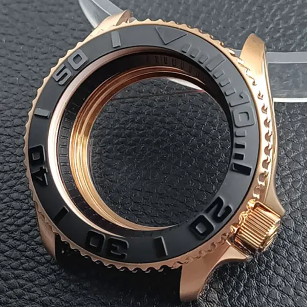 41.5mm Sapphire Crystal Watch Case for NH 35/36 Black Matte Finish - Image 36