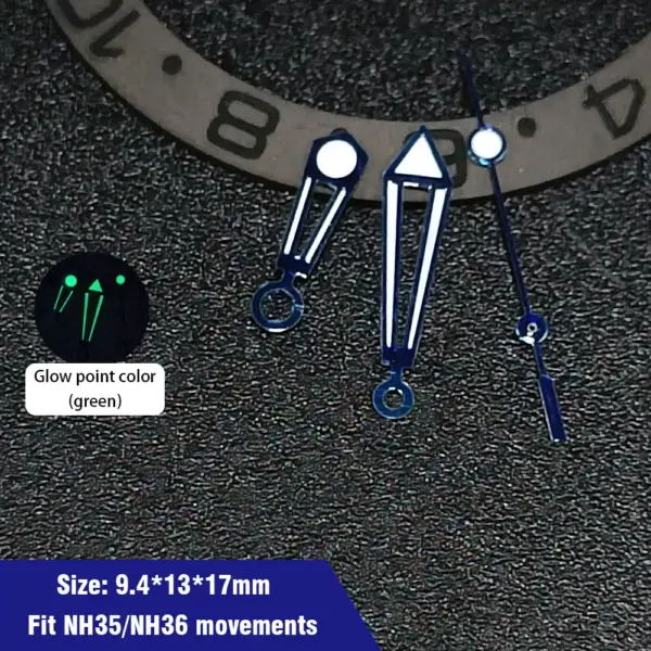 Green Luminous Watch Hands for NH35 NH36 Movement - Image 45