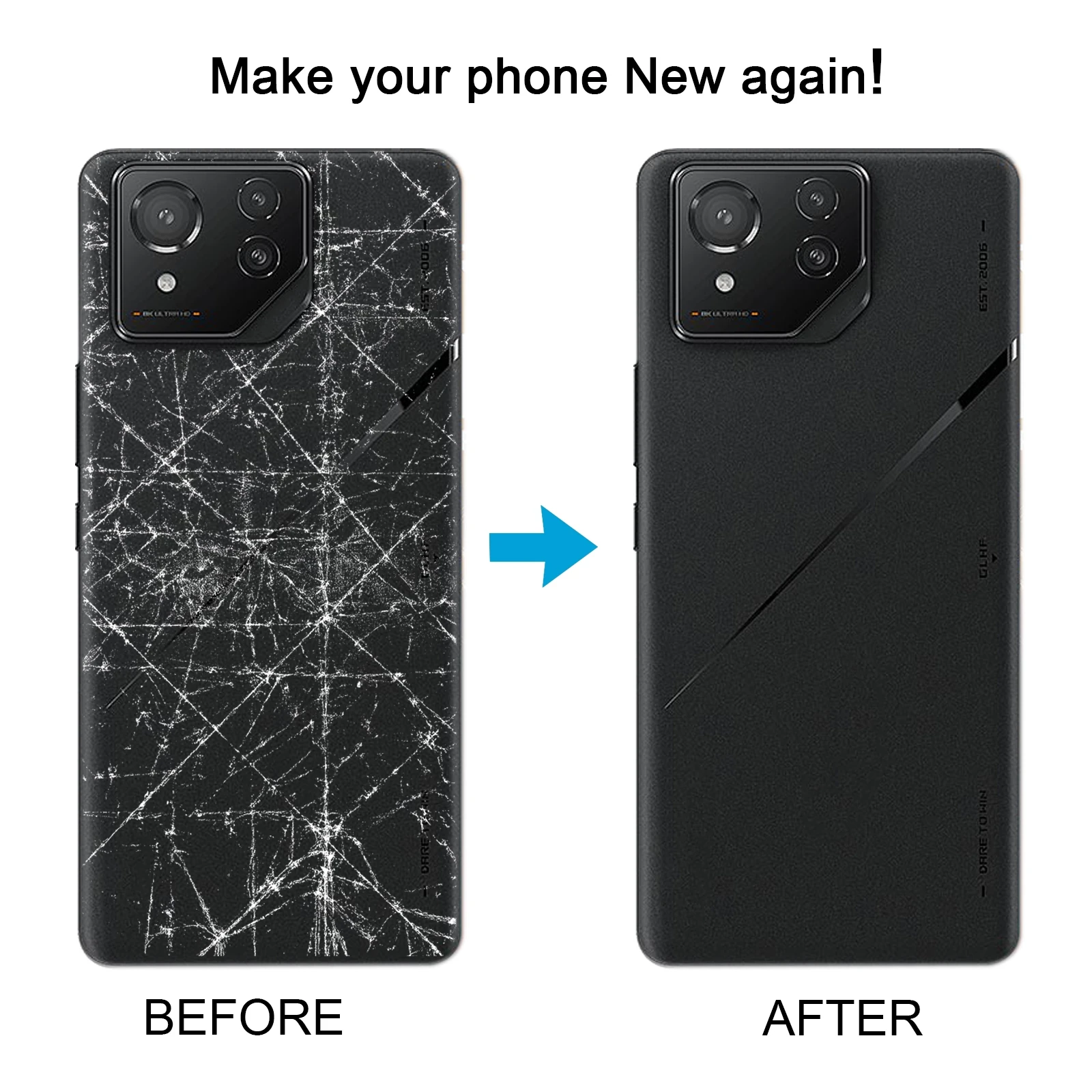 Glass Battery Back Cover for Asus ROG Phone 8 Pro 6 Glass Battery Back Cover for Asus ROG Phone 8 Pro - Image 6