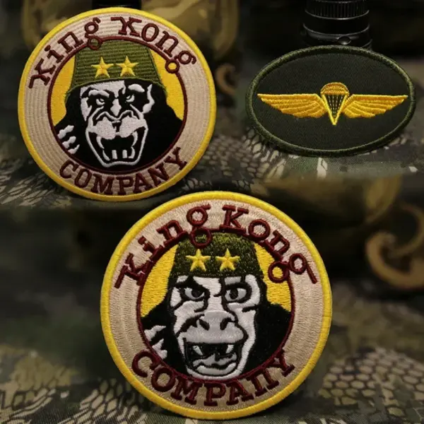 King Kong Taxi Driver Tactical Patch Embroidered Badge - Image 4