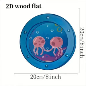 Sea Urchin Faux Wood Ornament, 8x8 Inches 9 S860ef1c63c044ef29d3914b165cc805do 1