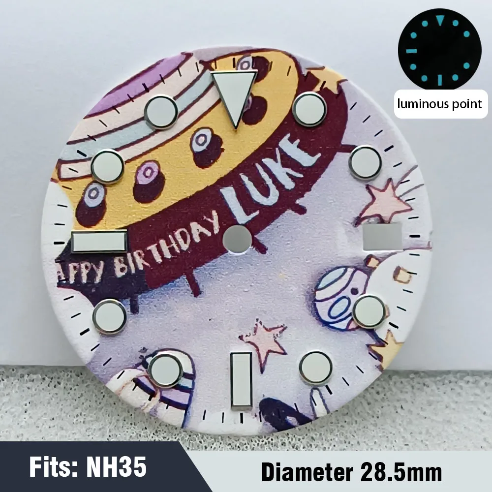 Men's Watch Dial NH35Nh36 Luminous Sterile Model 105 Men's Watch Dial NH35Nh36 Luminous Sterile Model - Image 105