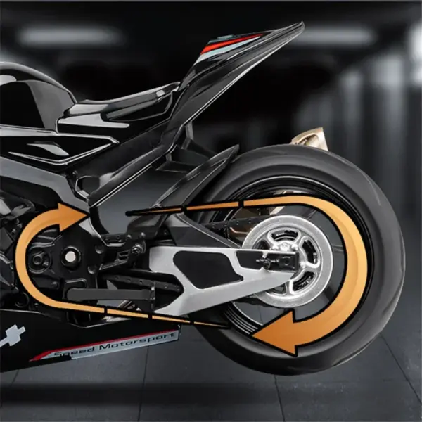 1:12 WELLY S1000RR HP4 Race Motorcycle Model - Image 6