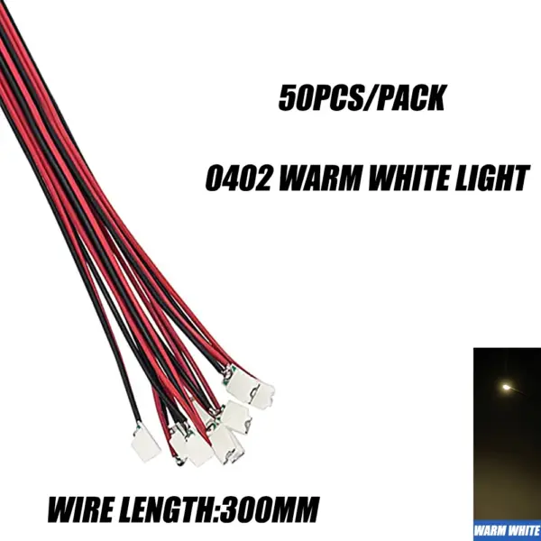 Micro LED SMD 0402 0603 with Wired Wires 50pcs - Image 11