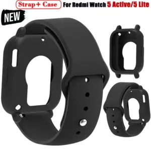 Redmi Watch 5 Active Silicone Strap & Case Bundle