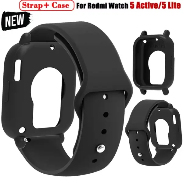 Redmi Watch 5 Active Silicone Strap & Case Bundle