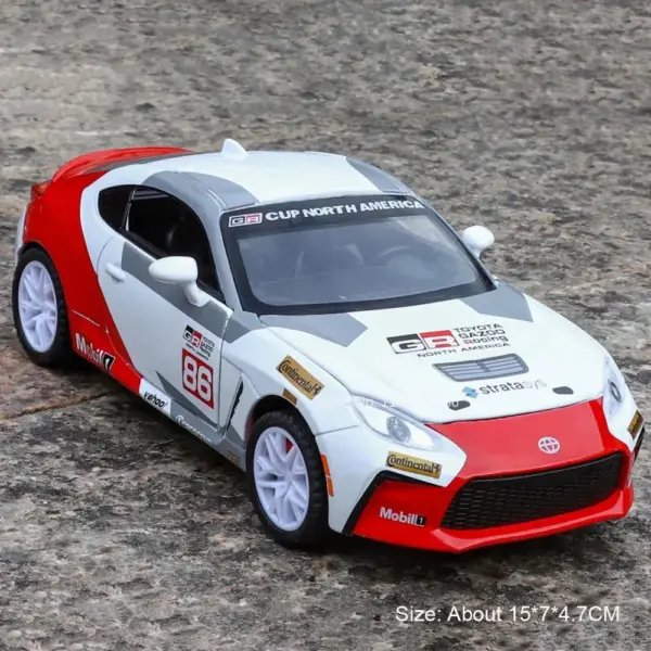 1:32 Crown GR86 Alloy Car Model with Lights - Image 9