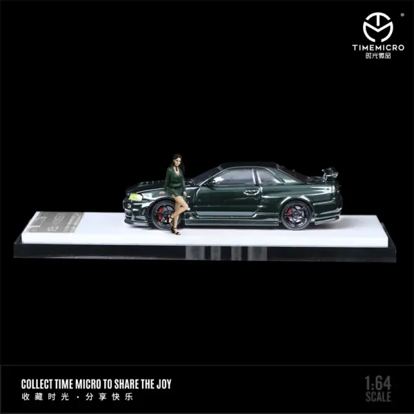 TimeMicro 1:64 Skyline GTR R34 Alloy Model - Image 3