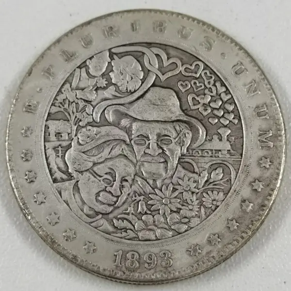 Replica US 8 Coin Set with Vintage Designs - Image 3