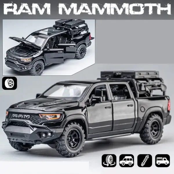 Dodge RAM Mammoth Off-Road Toy Truck Model - Image 10