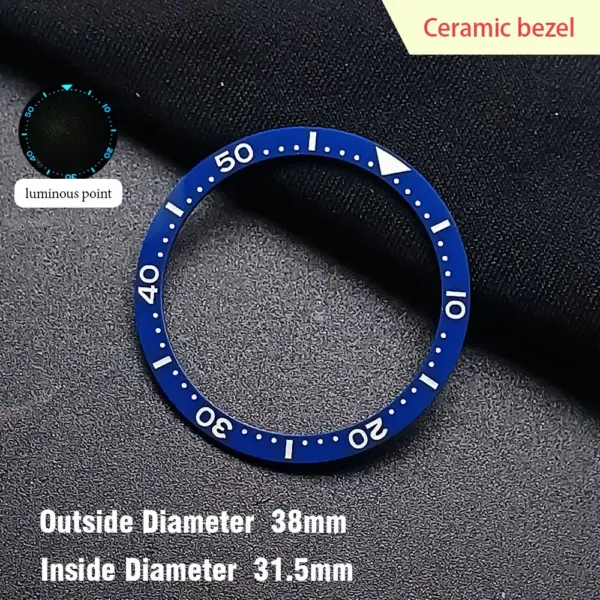 38mm Ceramic Watch Bezel Insert for Dwayne Campbell Model - Image 23