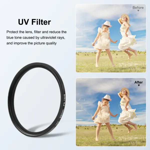 PULUZ 52mm UV Lens Filter Adapter for Insta360 Ace Pro - Image 5