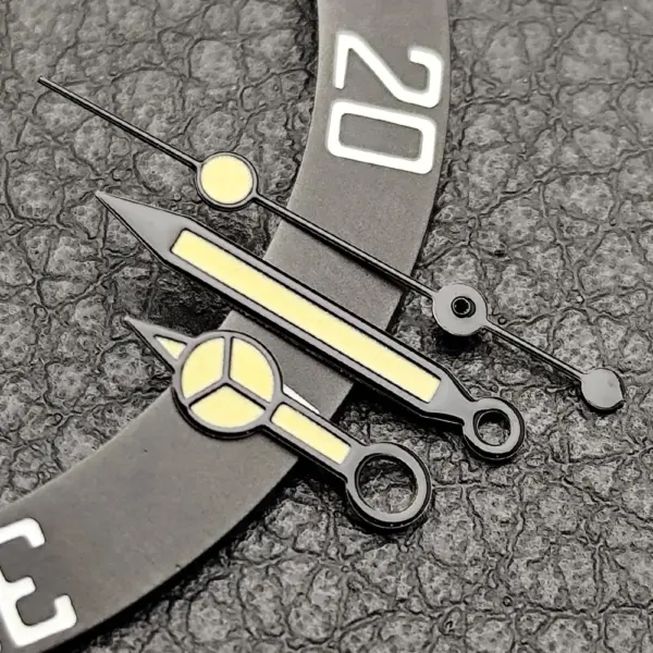 Silver/Gold N H35 Watch Hands for NH35 ETA 286 Movement - Image 2