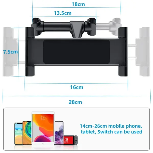Universal Car Tablet Mount for Back Seat - Image 6